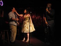 Rob Reese, Elizabeth Kennedy, Jason Evans <br />Git Some Variety Show <br />Photo by Jenn Burland