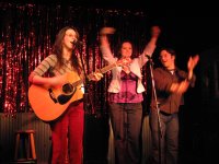 Elisa Korenne, Elizabeth Kennedy, Shane Breaux <br />Git Some Variety Show <br />Photo by Jenn Burland